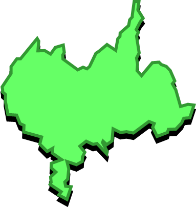 江島（宮城県）の外観図形イラスト画像