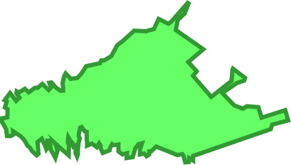 江の島(神奈川県)の外観図形イラスト画像