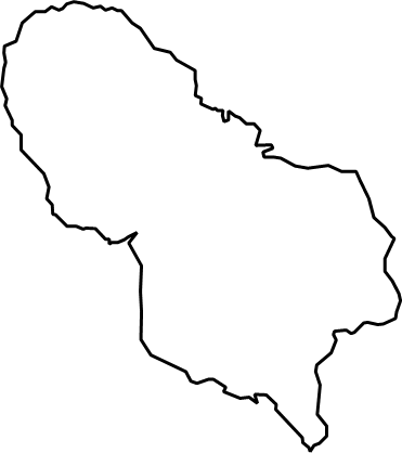 八丈島(東京都)の外観図形イラスト画像