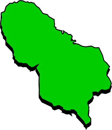 八丈島(東京都)の外観図形イラスト画像