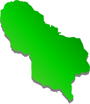 八丈島(東京都)の外観図形イラスト画像