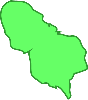 八丈島(東京都)の外観図形イラスト画像