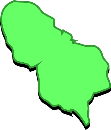 八丈島(東京都)の外観図形イラスト画像