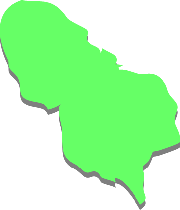 八丈島(東京都)の外観図形イラスト画像