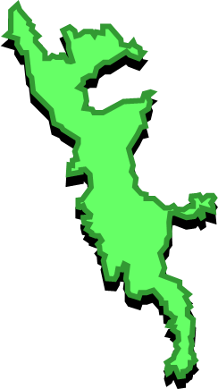 母島(東京都)の外観図形イラスト画像