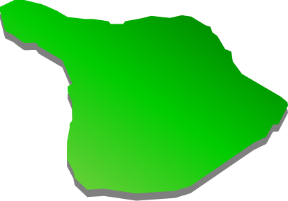 初島（静岡県）の外観図形イラスト画像