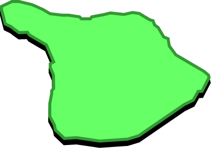 初島（静岡県）の外観図形イラスト画像