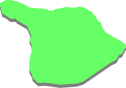 初島（静岡県）の外観図形イラスト画像