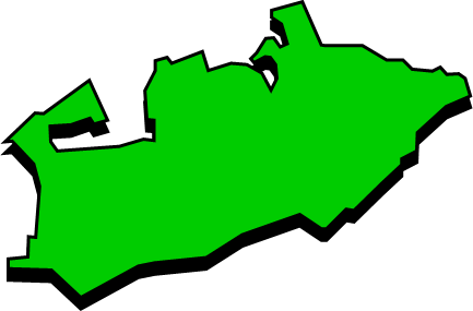 日間賀島(愛知県)の外観図形イラスト画像