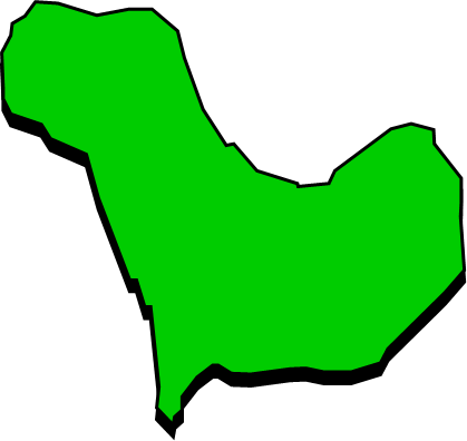 伊吹島（香川県）の外観図形イラスト画像