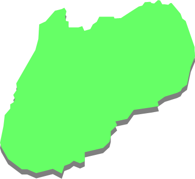 生口島（広島県）の外観図形イラスト画像