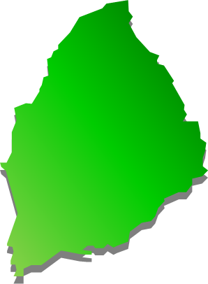 岩城島（広島県）の外観図形イラスト画像