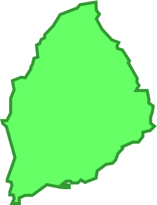 岩城島（広島県）の外観図形イラスト画像