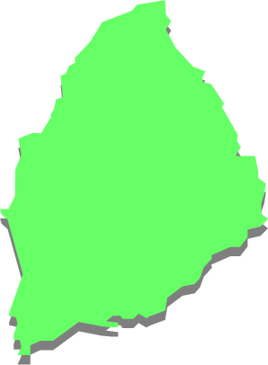 岩城島（広島県）の外観図形イラスト画像