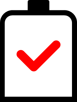 充電済マーク画像