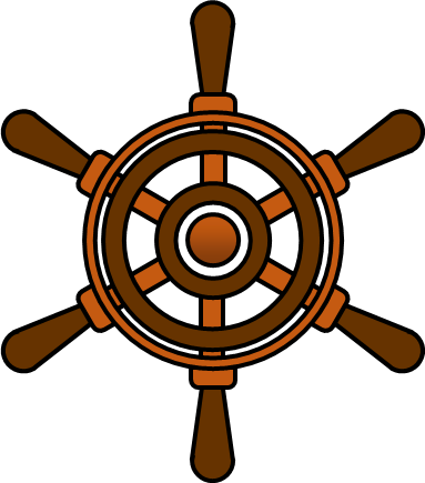 舵のイラスト画像