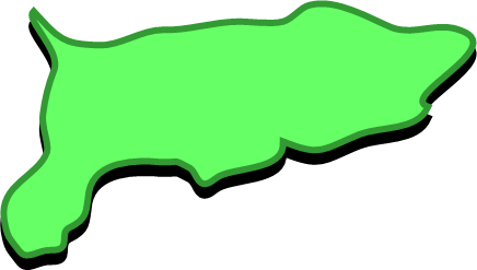 嶮暮帰島(北海道)の外観図形イラスト画像