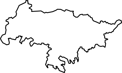 紀伊大島（和歌山県）の外観図形イラスト画像