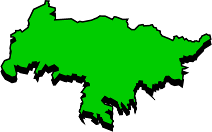 紀伊大島（和歌山県）の外観図形イラスト画像