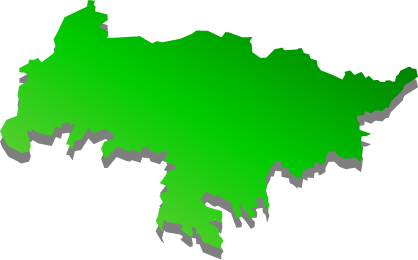 紀伊大島（和歌山県）の外観図形イラスト画像