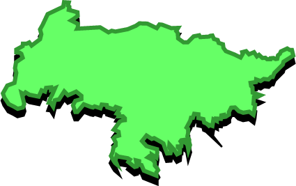 紀伊大島（和歌山県）の外観図形イラスト画像