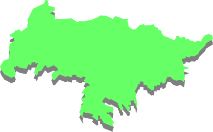 紀伊大島（和歌山県）の外観図形イラスト画像