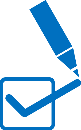 記入済マーク画像