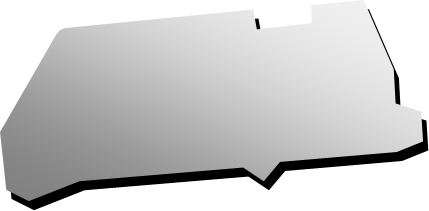 神戸空港（兵庫県）の外観図形イラスト画像