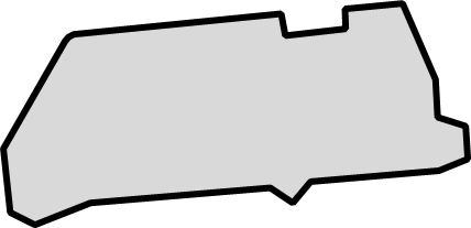 神戸空港（兵庫県）の外観図形イラスト画像