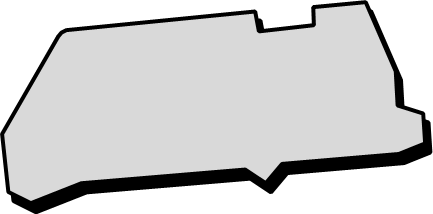 神戸空港（兵庫県）の外観図形イラスト画像