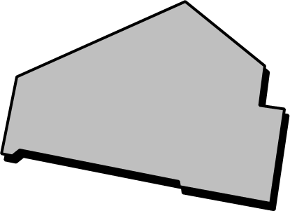 舞洲（大阪府）の外観図形イラスト画像