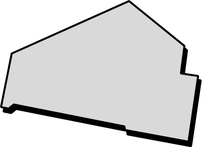 舞洲（大阪府）の外観図形イラスト画像