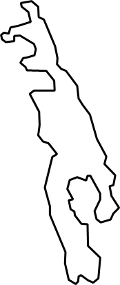 南島（東京都）の外観図形イラスト画像