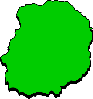 三宅島(東京都)の外観図形イラスト画像