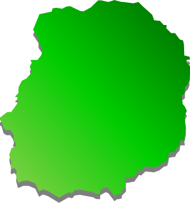 三宅島(東京都)の外観図形イラスト画像