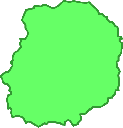 三宅島(東京都)の外観図形イラスト画像