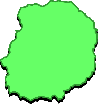 三宅島(東京都)の外観図形イラスト画像