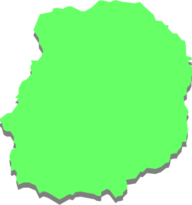 三宅島(東京都)の外観図形イラスト画像