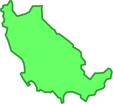 直島（香川県）の外観図形イラスト画像