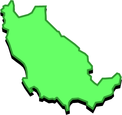 直島（香川県）の外観図形イラスト画像