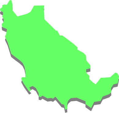 直島（香川県）の外観図形イラスト画像