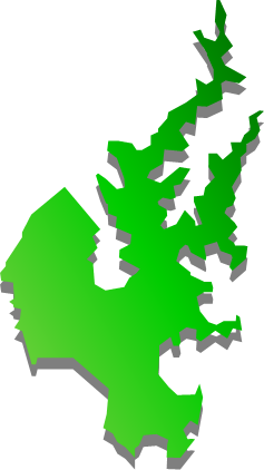 野々島（宮城県）の外観図形イラスト画像