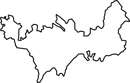 能登島（石川県）の外観図形イラスト画像