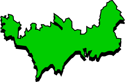 能登島（石川県）の外観図形イラスト画像