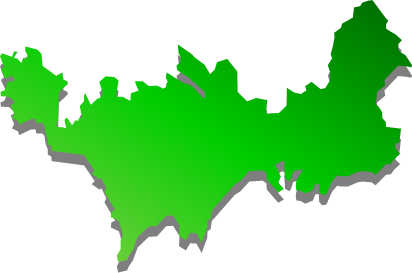 能登島（石川県）の外観図形イラスト画像