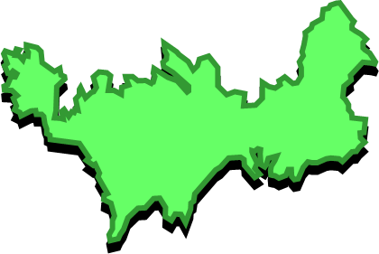 能登島（石川県）の外観図形イラスト画像
