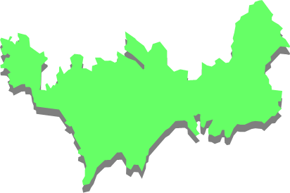 能登島（石川県）の外観図形イラスト画像