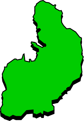 沼島(兵庫県)の外観図形イラスト画像