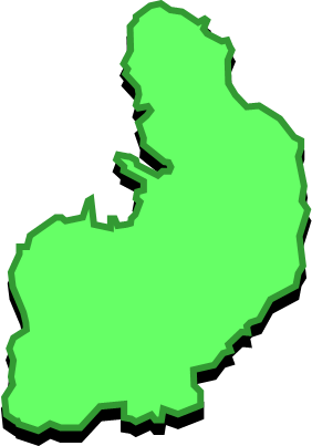 沼島(兵庫県)の外観図形イラスト画像