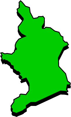 沖の島（高知県）の外観図形イラスト画像